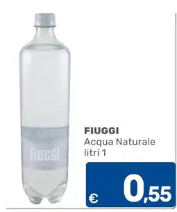 C+C Cash and Carry Fiuggi Acqua Naturale offerta