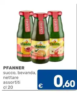 C+C Cash and Carry Pfanner succo, bevanda, nettare assortiti offerta