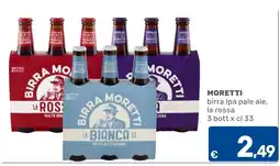 C+C Cash and Carry Moretti birra Ipa pale ale, la rossa offerta