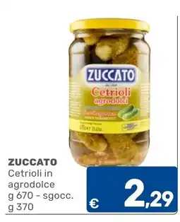 C+C Cash and Carry Zuccato Cetrioli in agrodolce offerta