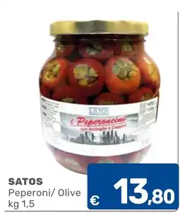 C+C Cash and Carry SATOS Peperoncini con Acciughe e Capperi offerta