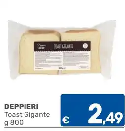 ARCA C+C cash and carry Deppieri Toast Gigante offerta