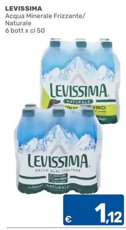 ARCA C+C cash and carry Acqua Minerale Frizzante Naturale Levissima offerta