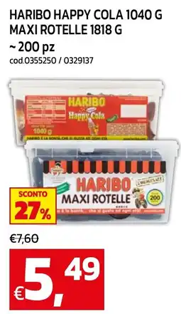 C+C maxigross Haribo Happy Cola offerta