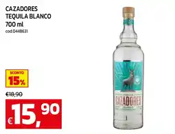 C+C maxigross Tequila Cazadores Blanco offerta