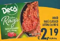 Deco Iperstore Decò Ragù classico offerta