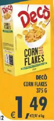 Deco Iperstore Decò Corn Flakes offerta