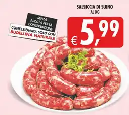 Deco Iperstore Salsiccia di suino offerta