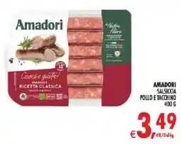 Deco Iperstore Amadori Salsiccia Pollo e Tacchino offerta