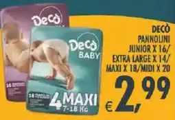 Deco Iperstore Decò Pannolini Junior offerta