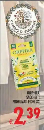 Deco Iperstore Orphea sacchetti profumati fiori offerta