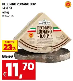 C+C maxigross Pecorino Romano D.O.P. Amatrice offerta