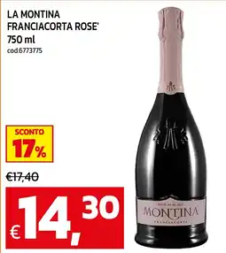 C+C maxigross La Montina Franciacorta Rose' offerta