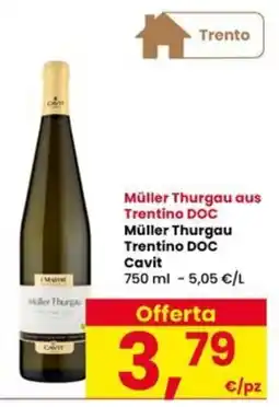 Interspar Müller Thurgau Cavite offerta