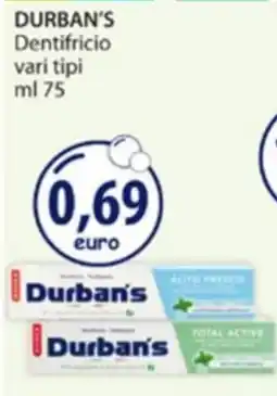 Acqua & Sapone Dentifricio Durban's offerta