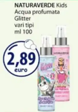Acqua & Sapone Naturaverde Kids Acqua profumata Glitter offerta