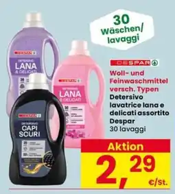 Interspar Detersivo lavatrice lana e delicati assortito Despar offerta