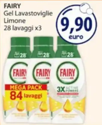 Fairy gel lavastoviglie limone