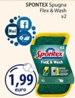 Acqua & Sapone Spontex Spugna Flex & Wash offerta