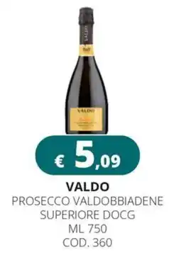 Altasfera Valdo Prosecco Valdobbiadene Superiore DOCG offerta