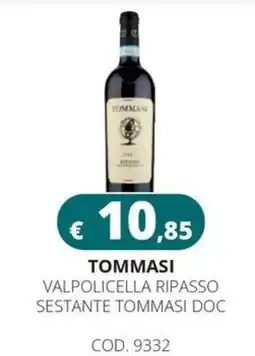 Altasfera Tommasi Valpolicella Ripasso Sestante Tommasi DOC offerta