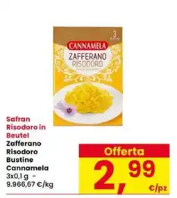 Interspar Safran Risodoro in Beutel Zafferano Risodoro Bustine Cannamela offerta