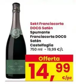 Interspar Sekt Franciacorta DOCG Satèn Spumante Franciacorta DOCG Satèn Castelfaglia offerta