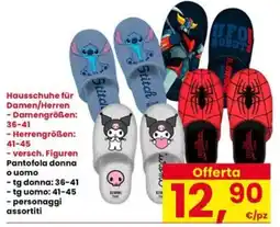 Interspar Pantofola donna o uomo offerta