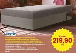 Interspar Dormir Materasso ortopedico matrimoniale con imbottitura in misto cotone offerta