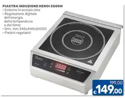C+C Cash and Carry Piastra induzione Hendi 3500W offerta
