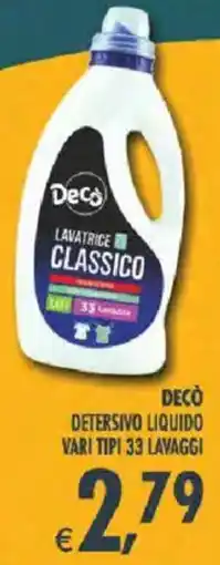 Deco Iperstore Decò lavatrice classico offerta