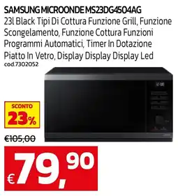 C+C maxigross Samsung microonde offerta