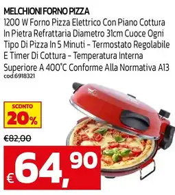 C+C maxigross Melchioni forno pizza offerta