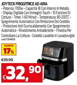 C+C maxigross Joyteck friggitrice ad aria offerta