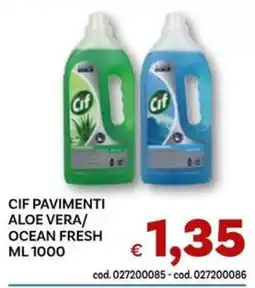 Vivo Supermercati Cif pavimenti aloe vera/ocean fresh offerta