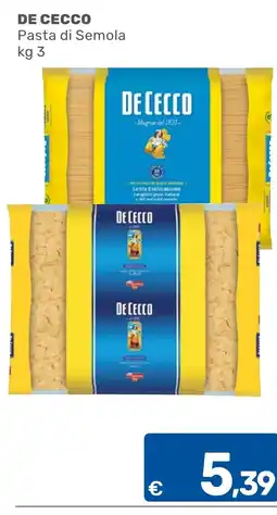 ARCA C+C cash and carry Pasta di Semola De Cecco offerta