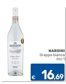 ARCA C+C cash and carry Nardini Grappa bianca offerta