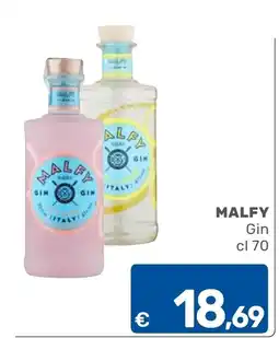ARCA C+C cash and carry MALFY Gin offerta