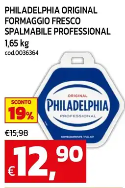 C+C maxigross Philadelphia formaggio fresco spalmabile professional offerta