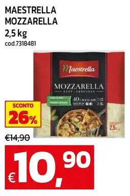 C+C maxigross Maestrella Mozzarella offerta