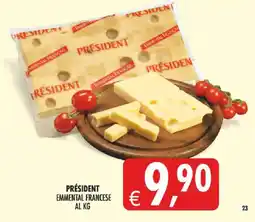 Deco Iperstore Président Emmenthal francese offerta