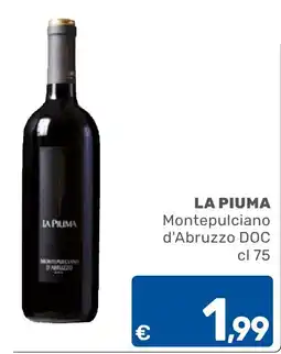 ARCA C+C cash and carry La Piuma Montepulciano d'Abruzzo DOC offerta