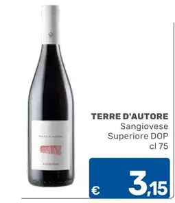 ARCA C+C cash and carry Terre d'Autore Sangiovese Superiore DOP offerta