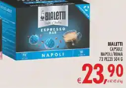 Deco Iperstore Bialetti capsule napoli/roma offerta