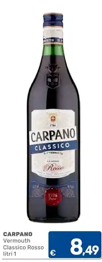 C+C Cash and Carry Carpano Vermouth Classico Rosso offerta