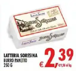 Deco Iperstore Burro panetto Latteria Soresina offerta