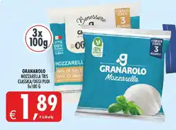 Deco Iperstore Granarolo mozzarella tris classica/oggi puoi offerta