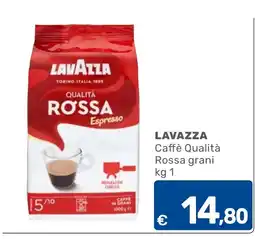 C+C Cash and Carry Lavazza Caffè Qualità Rossa grani offerta