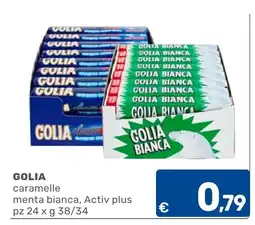 C+C Cash and Carry Golia caramelle menta bianca, Activ plus offerta