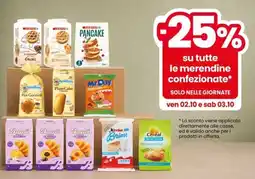 Eurospar merendine confezionate offerta